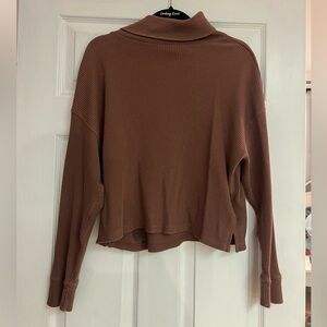 Abercrombie & Fitch Brown Long-Sleeved Shirt